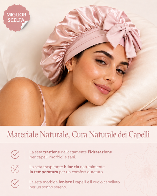 Velunè ® - Cuffia Notturna in Satin Premium